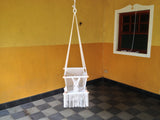 .Macrame baby swing